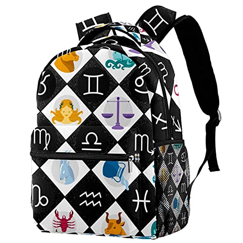 Sac à dos femme flamant rose grande capacité multicolore pour voyage