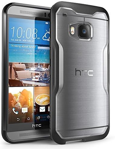 HTC One M9 Case, SUPCASE Unicorn Beetle Series Premium Hybrid Protective Clear Case for HTC One M9 , Retail Package (Frost Clear/Black)