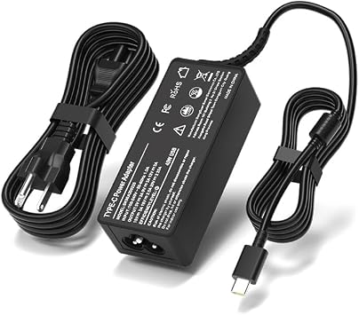 45W USB Type C Chromebook Charger Compatible with HP Chromebook X360 14 14A G5 11 11A G8 G7 G6 G1 G2 EE 14-CA 11-AE 14-ca061dx 14-ca051wm 14-ca052wm 14-ca091wm 14-ca020nr 14-ca060nr 11-ae051wm