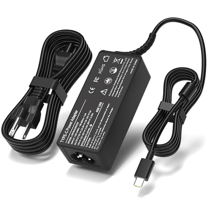 Image of 45W USB Type C Chromebook Charger Compatible with HP Chromebook X360 14 14A G5 11 11A G8 G7 G6 G1 G2 EE 14-CA 11-AE 14-ca061dx 14-ca051wm 14-ca052wm 14-ca091wm 14-ca020nr 14-ca060nr 11-ae051wm | Fit for HP Chromebook 14 14A G5 11 11A G8 G7 G6 G1 G2 EE 14-CA 11-AE 14-ca061dx 14-ca051wm 14-ca052wm 14-ca091wm 14-ca020nr