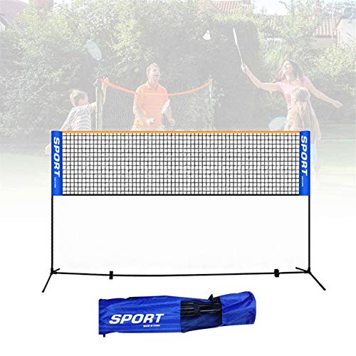 Filet de badminton pliable pour le jardin idéal pour les après-midi en famille