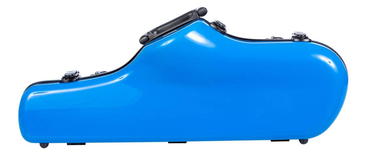 Estuche para Saxofón Alto fibra de vidrio Ultra Light blue light M-Case
