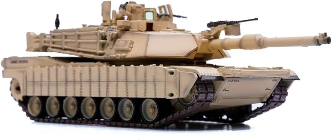 Realistic Tank 1:72 Scale for M1a1 Fangtooth M1 Tank Model Kit Static Die Casting Collectible Ornaments Static Tank Model