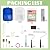 20 PCS Paint Roller Set, 9"4"American Paint Roller, Multi Purpose Paint Tray and Microfibre Roller with 43"Removable Telescopic Pole,Small Paint Roller for Refinishing Walls,Doors and Cabinets