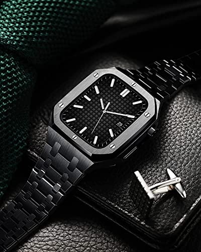 Bracelet montre Apple Watch acier antichoc protège boîtier - 6