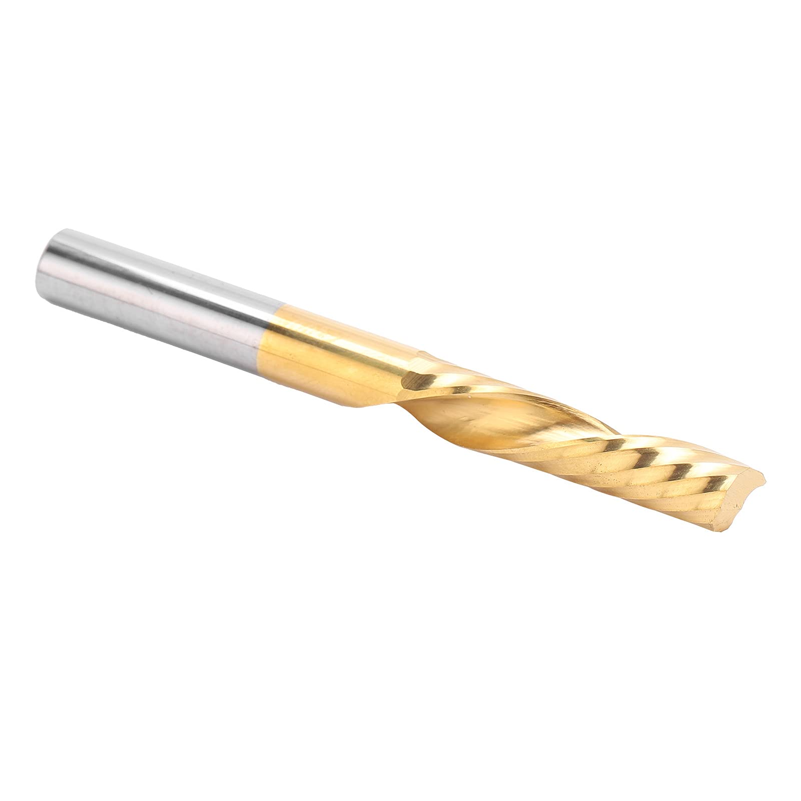 Zestaw frezów spiralnych ze stali szybkotnącej CNC, 5 szt., precyzyjny frez do aluminium, mosiądzu, miedzi, metali nieżelaznych, średnica 6 mm, długość ostrza 28 mm, długość