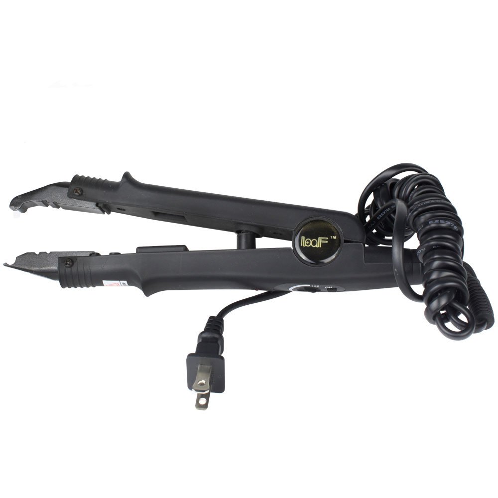 LUBEX niceeshop(TM) US Plug Professional Hair Extensions Tool Fusion Heat Iron Connector Wand Melting Tool-Black