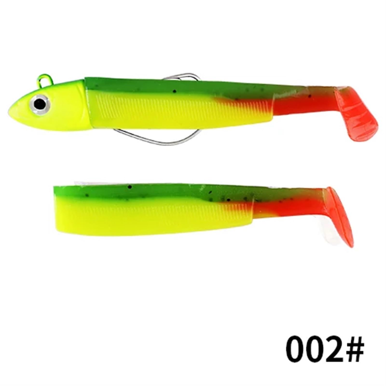 Señuelo de Pesca con Cabeza de Anzuelo de pececillo Negro, señuelo Suave for Lucio, 5g/12g/ 25g, Pesca de lubina, sábalo, Cebo Suave, código de Barco, Cebo de lubina for Zand