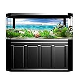 Taborra de Pescado G P, Partido de la Estrella del Mar de Fondo de Acuario Pintado Decorativo de Mar Fondo de PVC Sticker Wallpaper Decoration Landscape para (61 * 30CM)