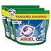 Ariel All-in-1 Pods Detergente Lavadora Líquido en Cápsulas/Pastillas 129 Lavados (3 x 43) con Efecto Suavizante, Limpieza Profunda y Fragrancia Intensa Incluso en Frío
