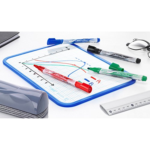 Feutres pour tableau blanc BIC Velleda à pointe conique large noire - 5