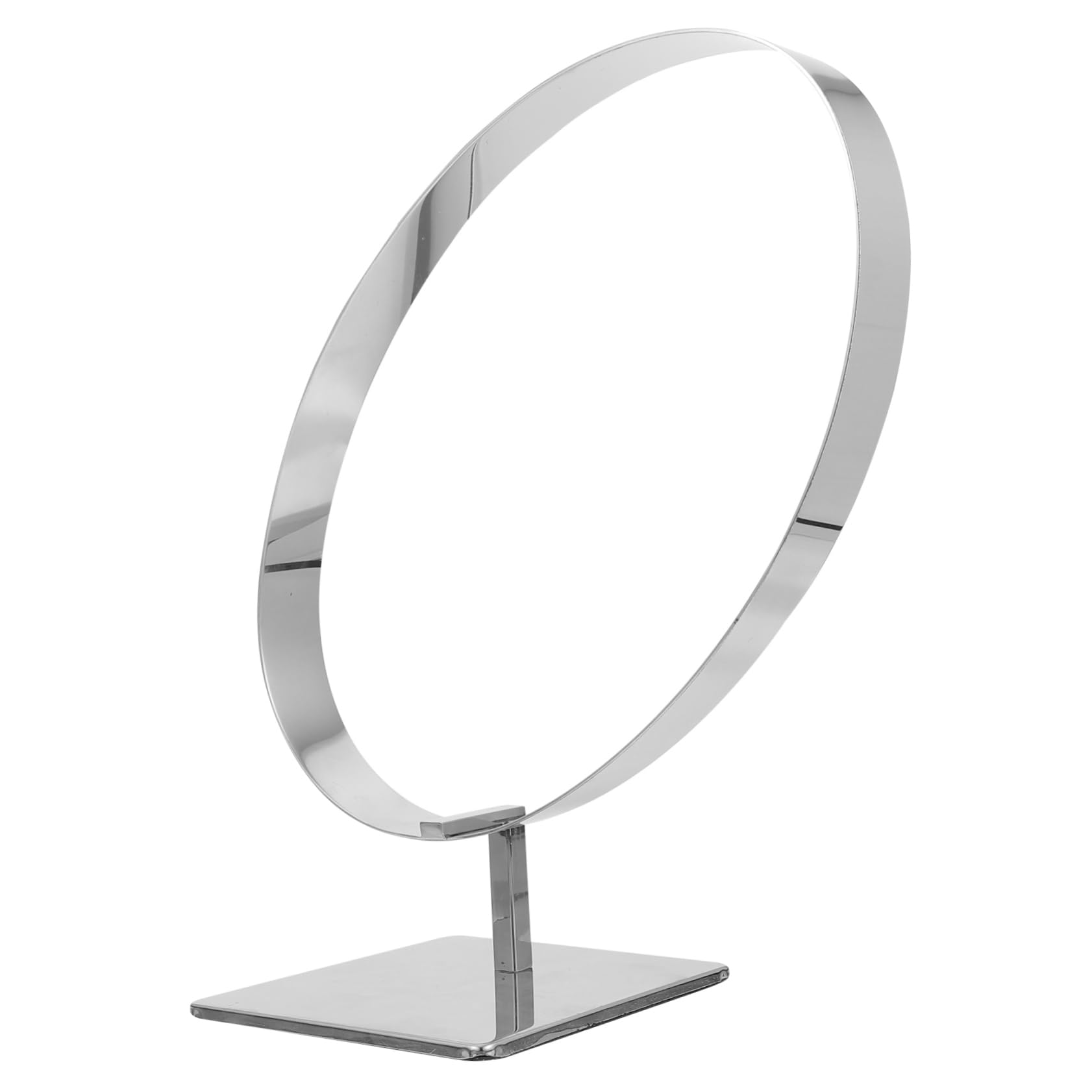 HOOTNEE Stainless Steel Mirror Belt Rack Belt Holder Organizer Space-Saving Stand