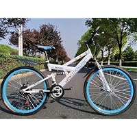 新品未使用26インチ21速ダブルダンパーダブルディスクブレーキマウンテンバイク後部座席付きマウンテンバイク Amazon | 24/26インチ21速ダブルダンパーダブルディスクブレーキ