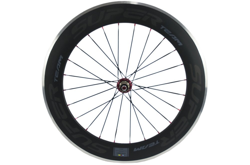 Amazon | Superteam カーボンファイバーフロント 50mm リア 80mm 合金