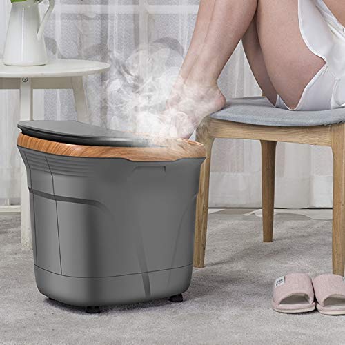 Spa de pies plegable con masaje y burbujas miniatura 4