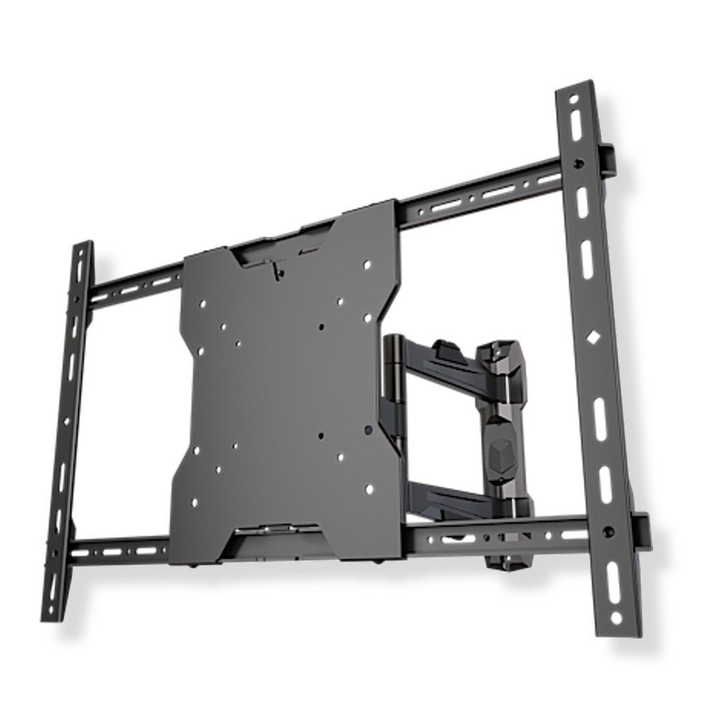 Crimson AV AU65 World's Thinnest Articulating Mount Solution for 13" to 65" Screens, Black, 1.09" (27.8mm) Depth from wall, 20" (508mm) Max Extension,