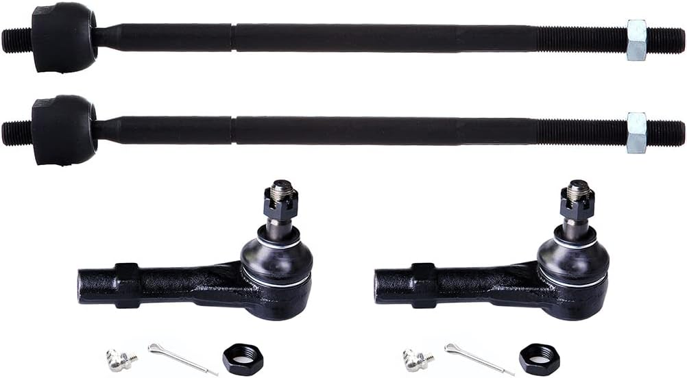 OCPTY - New 4-Piece Inner Tie Rod End Outer Tie Rod End fit 1997-1999 For Dodge Dakota RWD 1998-1999 For Dodge For Durango RWD