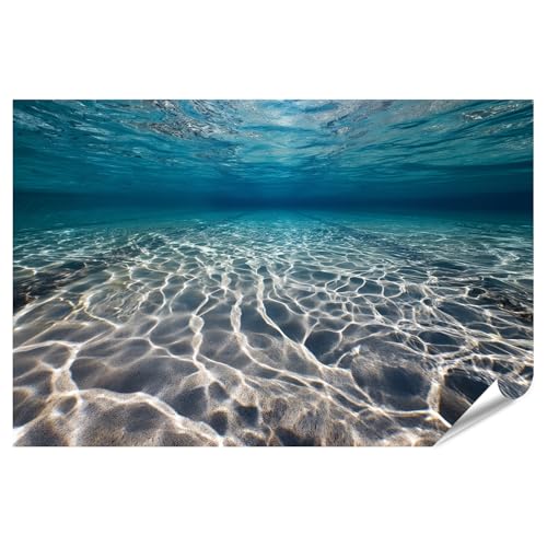 Monde sous-marin poster islandburner grand format decoration murale salon nature
