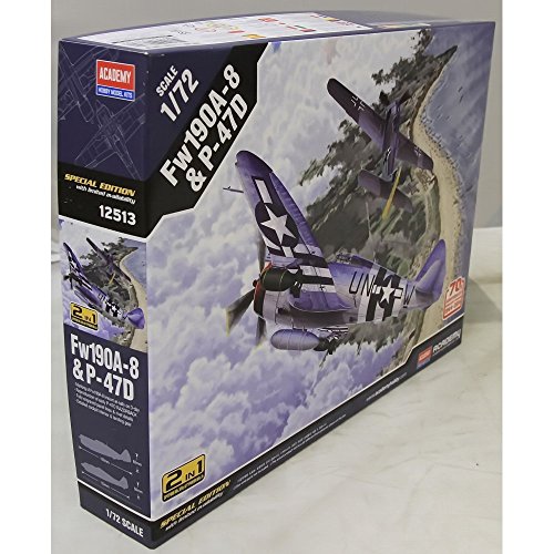 Maquette P-47d et Fw190-8 Academy pour votre diorama