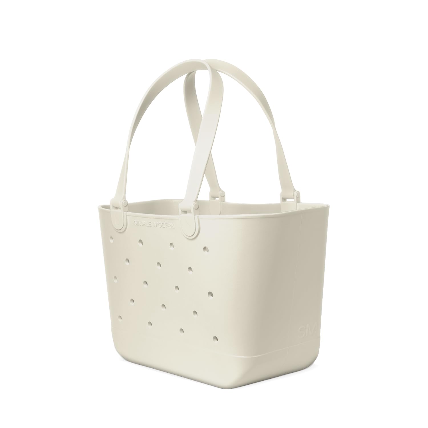 Sac de Plage en Caoutchouc Simple Modern | Grand Sac Étanche avec Poche Zippée pour la Plage, la Piscine, le Bateau, les Courses, le Sport | Collection Getaway