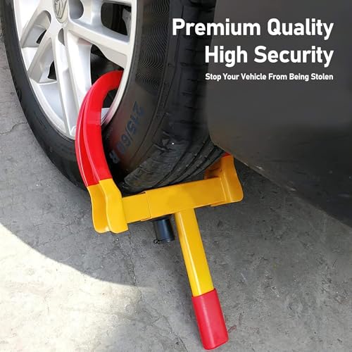 Cartman 2 Packs Heavy Duty Trailer Lock Wheel Clamp thumb #5