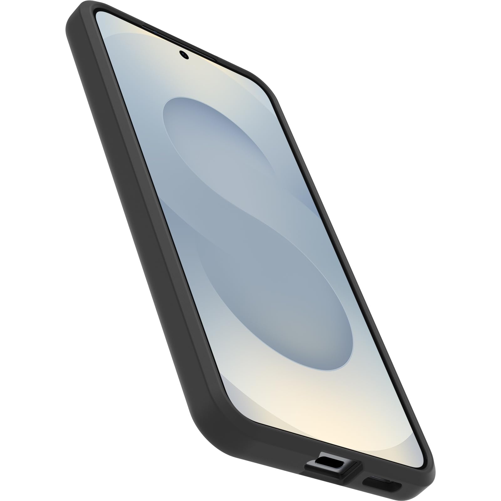 Funda para Samsung Galaxy S25 OtterBox React Series,Resistente a Golpes y caídas,Ultra-Fina, Protectora,Testada con los estándares Militares anticaídas, Transparente/Negro