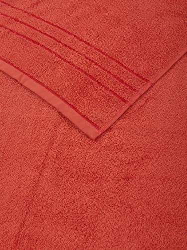 Image of Monte Carlo Essential 100% Cotton Small Bath Towel | 340 GSM Ultra Lightweight & Quick Dry | Soft Absorbent Compact Towel 60x120 cm | Bathroom Towel for Gym, Travel & Daily Use (Soho) | Khaki