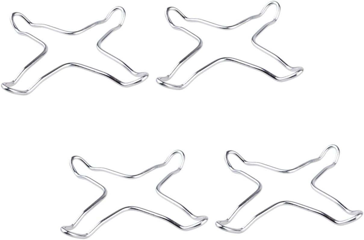 Stove Racks 4pcs Non Slip Gas Burner Support for Small Pots