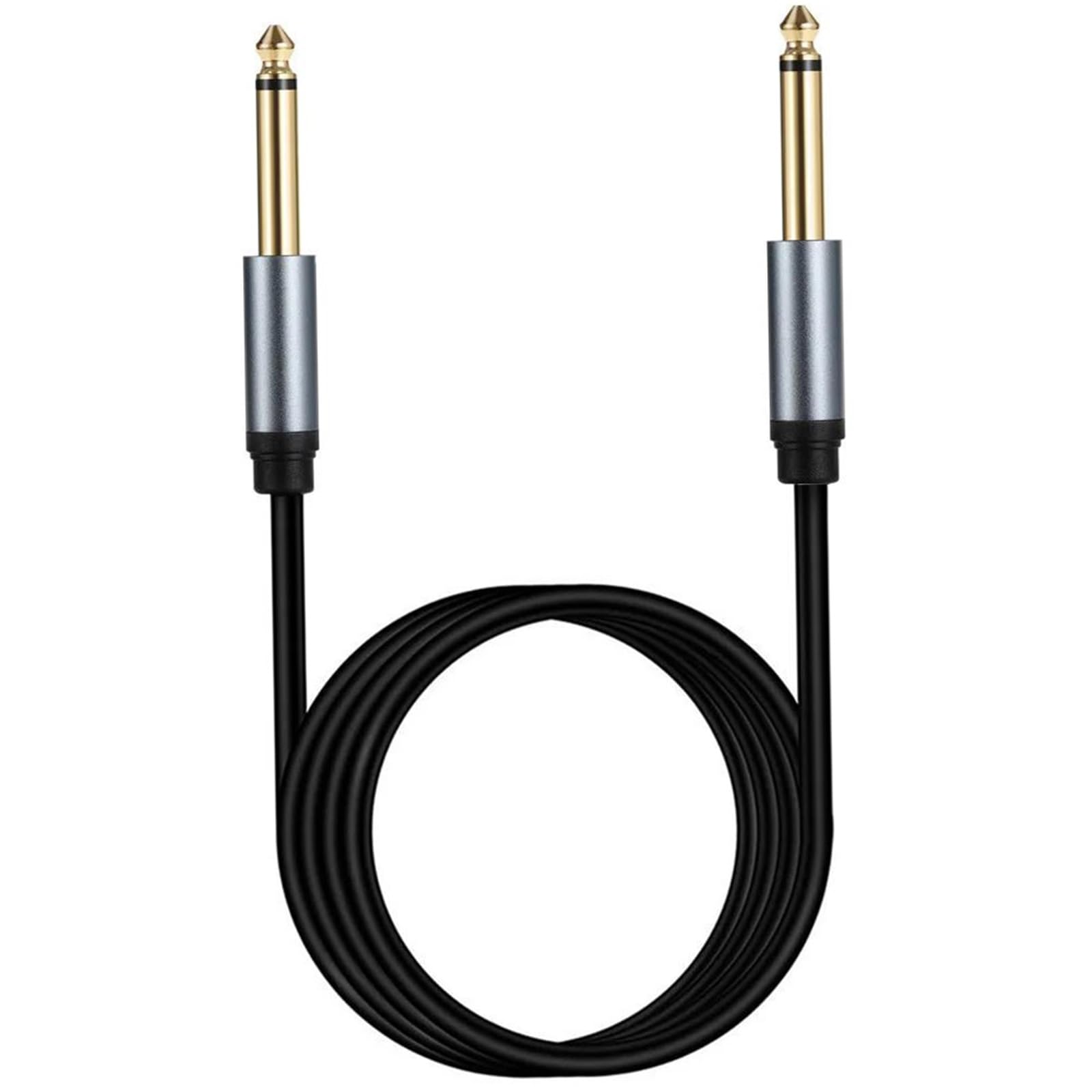 Kabel Do Gitary Kabel Gitarowy 6,35 Mm Mono 1/4 Patch Akcesoria Do Instrumentów Muzycznych(5m,5 Pieces)
