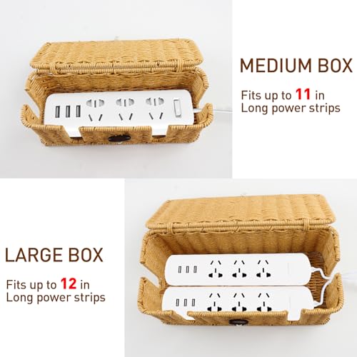 Cache-câbles boîte de rangement pour éliminer le désordre TV - 3