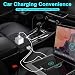 Upgraded 300W Car Power Inverter DC 12V to AC 240V with 2 UK Plug Sockets, 2 USB-A and 2 USB-C PD Ports, QC3.0 Fast Charging, Cigarette Lighter Adapter for Car, Truck, RV, Camping