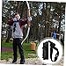 Hemoton Large Capacity Arrow Durable Outdoor Hunting Pouch with Straps for Archery Training and Adventure Black Color No Arrows Included