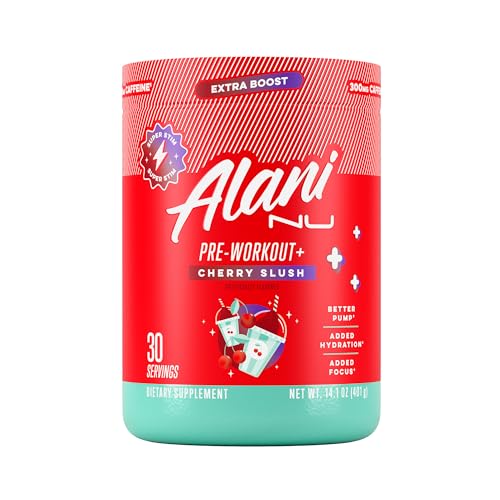 Alani Nu Pre Workout+ Powder, several flavors, 30 servings