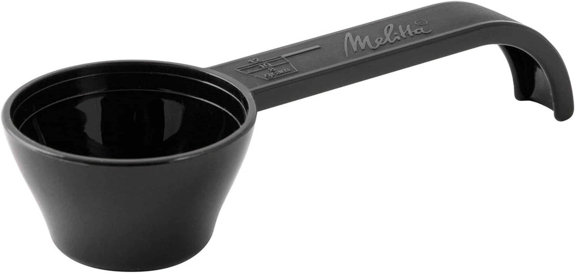 Melitta 6761023 Measuring Coffee Spoon Dosage with Quantity Marked, 8, 10 or 12, Plastic, Black