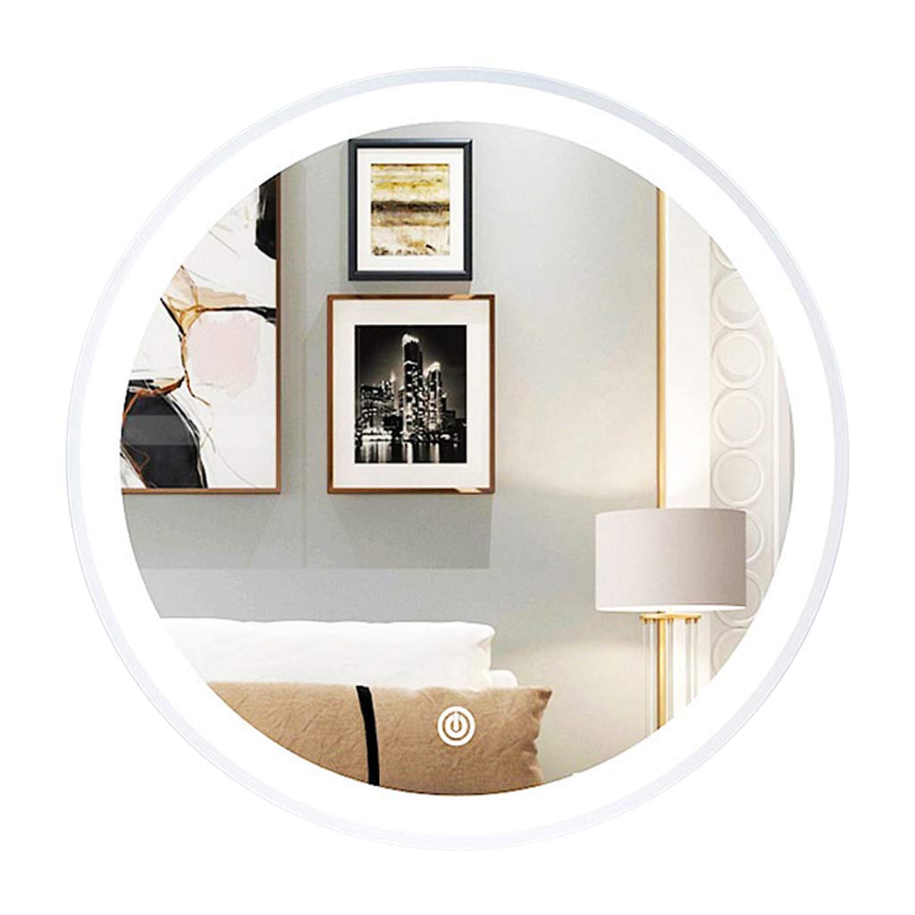Miroir mural éclairé pour salle de bain moderne avec commande Smart Touch - 8