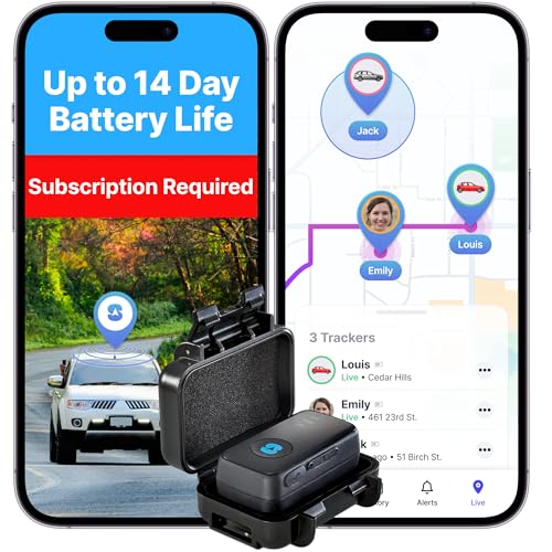 Spytec Atlas GPS Tracker for Vehicles & Kids (Subscription Required) | Up to 14-Day Battery Life | Waterproof Magnetic Case, Geofencing, Portable Real Time Mini GPS Car Tracker w/Lifetime Support by Spy Tec - Used condition - CA$12.35