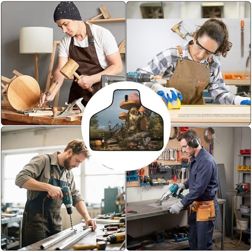 Delantal de trabajo ajustable con 8 bolsillos para hombre y mujer miniatura 6