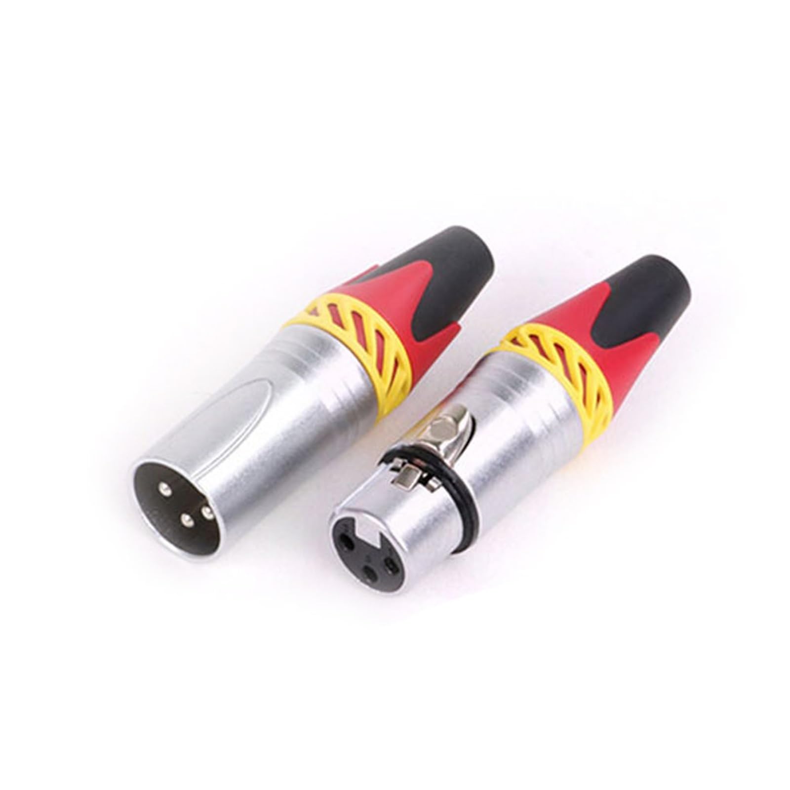 10sets 3Pins XLR Stecker Mikrofon MIC Stecker & Buchse Adapter 6 Farben Erhältlich Kabel Terminal Löten (Color : 10xM 10xF-Blue)