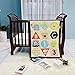1 PC Nursery Crib Quilt Baby Animal Themed Crib Quilt Toddler Girl Quilt Gift Idea