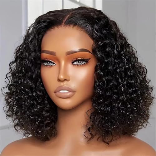 Rina Glueless Curly Wave 5x5 HD Lace Bob Wig Human