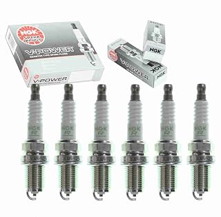 6 pc NGK V-Power Spark Plugs compatible with Lexus GS300 3.0L L6 1993-2005