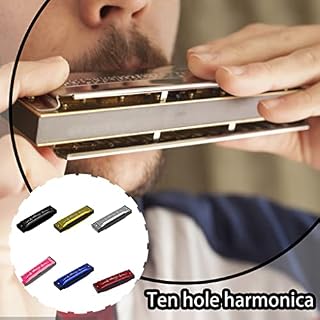 wueiooskj Harmonica 10 trous léger C 20 tons orgue à bouche début éducatif Instrument de musique jouets enfant accessoires, Or - Les Beatles, Paul McCartney, John Lennon, RIngo Starr, George Harrison wueiooskj Harmonica 10 trous léger C 20 tons orgue à bouche début éducatif Instrument de musique jouets enfant accessoires, Or – Image 5