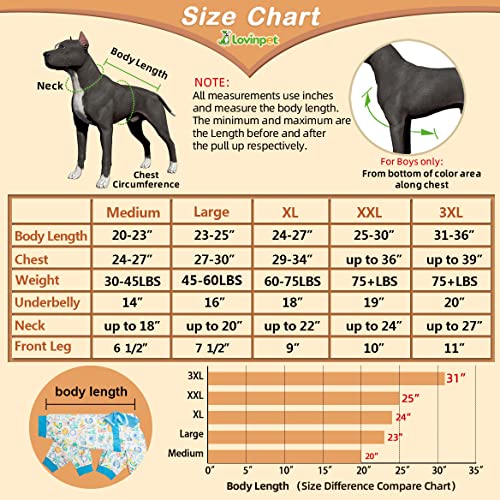 Lovinpet Pet Pajamas For Dogs Large, Uv Protection, Anxiety Calming Dog Pajamas Under Dog Coats As Bottoming, 4 Leg Large Dog Jumpsuit, Stretchy Print Alphabet & Motifs White Prints Pjs For Big Dogs #TOP1