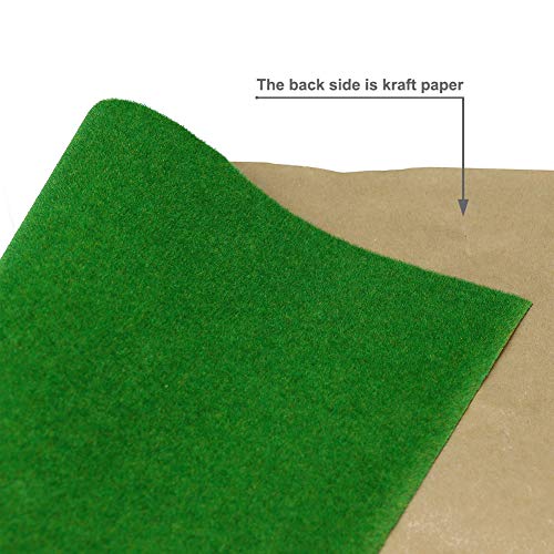 Evemodel 100 * 41 cm Grasmatte- Landschaftsbau Farblich Sortiert Wiesen Matte, Modelleisenbahnrasen Rasenmatte Grasmatte… – Bild 4
