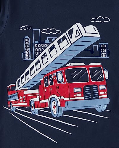 The Children's Place Baby-Boys and Toddler Dino,Animals,Sharks Long Sleeve Graphic T-Shirts,2 Pack2