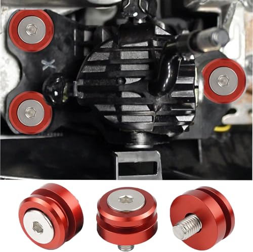 Bevinsee Shifter Base Bushings Compatible with Honda Civic FN2 Type R FD2 Type R 2006-2011 Red