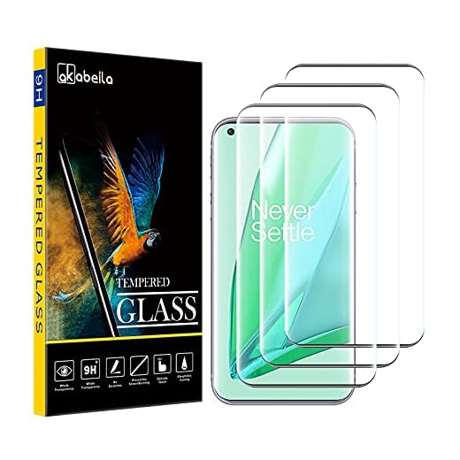 OnePlus 9 Pro skärmskydd, [3-pack] AKABEILA härdat glas för OnePlus 9 Pro Premium HD skyddsfilm 9H hårdhet fodral vänlig enkel installation anti repor [full böjd täckning]