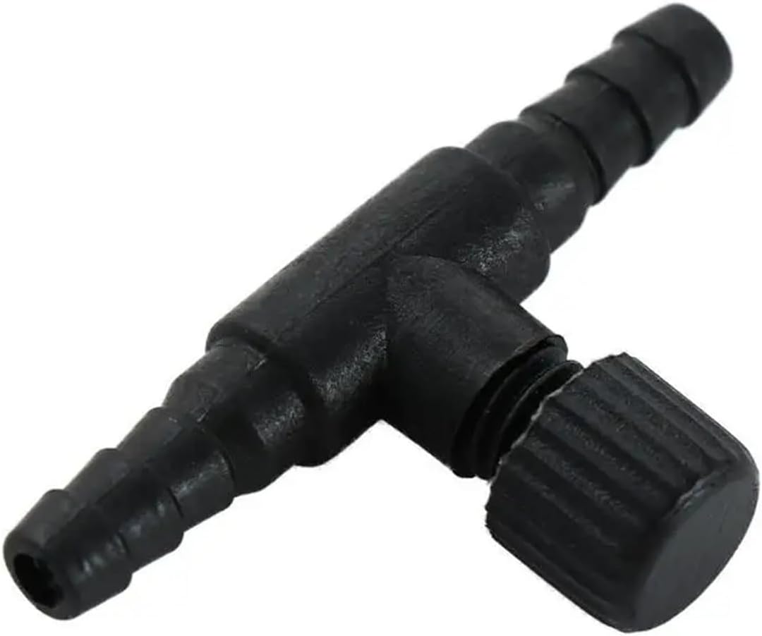 4mm Adjustable Air Line Tube Pump Pipe Connector Fish Tank Accessories Aquarium Airline Regulator Flow Control Valve(Blue-1)