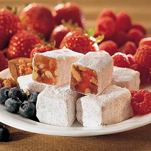 Liberty Orchards Berry Delights - Assorted Vegan Berry Snack, Gluten Free, Lokum Nuts Strawberry, Blueberry Walnut Turkish Delight Candy Gift Box 10 Oz thumb #2