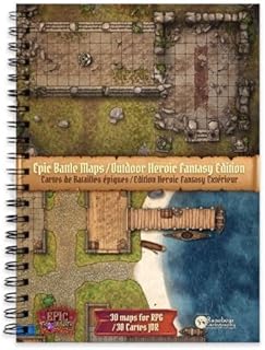 Comprar Epic Forge-Libro Tablero de Juego: Edición Heroic Fantasy Exterior (305x420 mm) Tamaño XL – Tapa Dura